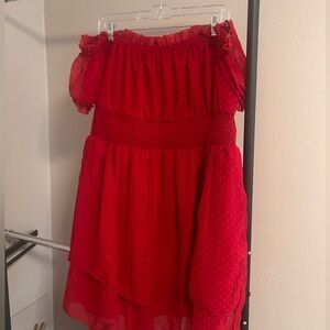 Red Dress, Size 26